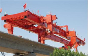 西藏架设桥梁的机器
